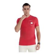 Armani Exchange Slim Fit T-Shirt - Les Roses Red, Herr