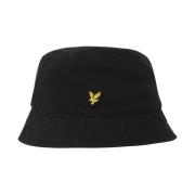 Lyle & Scott Snygg Bucket Hat för huvudbonad Black, Herr