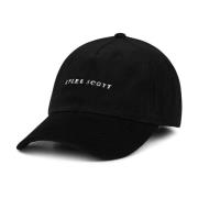 Lyle & Scott Broderad Cord Cap Huvudbonad Black, Herr