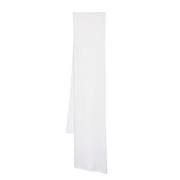 Allude Plattstickad Halsduk White, Dam