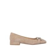 Alma EN Pena Dekorerade Ballerina Flats Beige, Dam