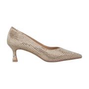 ALMA EN PENA Stilren Rhinestone Klacksko Beige, Dam