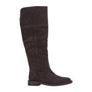 ALMA EN PENA Slit Flat Boots Brown, Dam