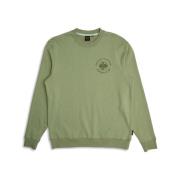 Deus Ex Machina Tenor Light Green Crew Sweater Green, Herr