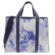 Louis Vuitton Vintage Pre-owned Canvas louis-vuitton-vskor Blue, Dam