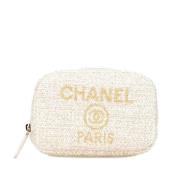 Chanel Vintage Pre-owned Canvas chanel-vskor White, Dam