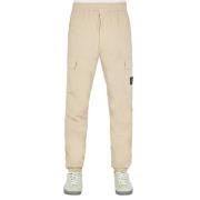 Stone Island Regular Fit Cargo Pants i Sand Beige, Herr