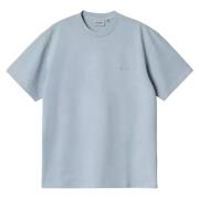 Carhartt Wip Duster Script T-Shirt Misty Sky Blue, Herr