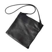 Bottega Veneta Vintage Pre-owned Laeder crossbodyvskor Black, Herr