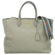 Prada Vintage Pre-owned Laeder prada-vskor Gray, Dam