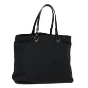 Fendi Vintage Pre-owned Canvas handvskor Black, Dam