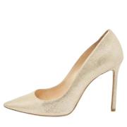 Jimmy Choo Pre-owned Pre-owned Mocka klackskor Beige, Dam