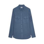 Zadig & Voltaire Stilfull Skjorta Blue, Herr