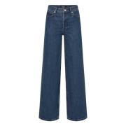 A.p.c. Retro Style Wide Leg Jeans Blue, Dam