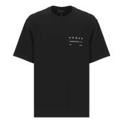 Hogan Svart Bomull T-shirt med Logotyptryck Black, Herr