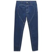 Burberry Vintage Pre-owned Denim jeans Blue, Dam