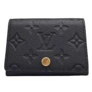 Louis Vuitton Vintage Pre-owned Laeder plnbcker Black, Dam