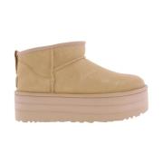 UGG Ultra Mini Platform Driftwood Stövlar Beige, Dam