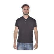 Emporio Armani Klassisk Polo Shirt för Män Black, Herr