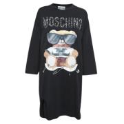 Moschino Pre-Owned Pre-owned Bomull klnningar Black, Dam