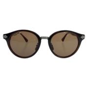 Gucci Vintage Pre-owned Metall solglasgon Brown, Dam