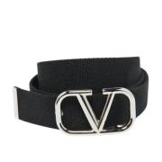 Valentino Vintage Pre-owned Canvas skrp Black, Herr