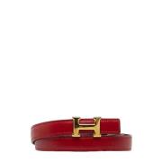 Hermès Vintage Pre-owned Laeder skrp Red, Dam