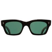 Cutler And Gross Stiliga Svarta Acetat Solglasögon Black, Unisex