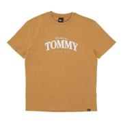 Tommy Hilfiger Varsity Luxe Alchemy Yellow Tee Brown, Herr