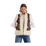 La DoubleJ Folk Jacket i Botticelli Print Multicolor, Dam