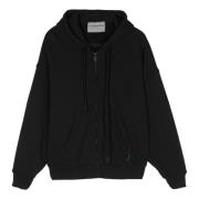 Cotton Citizen Svart Zip Hoodie Black, Dam