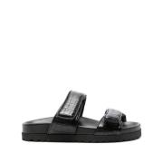 Gia Borghini Svarta Perni Sandaler Black, Dam