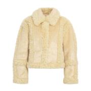 Stand Studio Beige Kappor Aw24 Beige, Dam