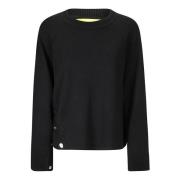 Marques' Almeida Deconstructed Jumper Sweater Black, Dam