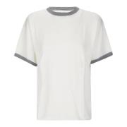 Extreme Cashmere Bomull Kasmir Blandning T-Shirt Paket White, Dam