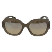 Chanel Vintage Pre-owned Plast solglasgon Gray, Dam