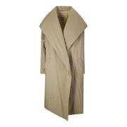 UMA Wang Stilfull Cardigan Coat Beige, Dam