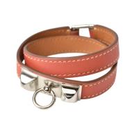 Hermès Vintage Pre-owned Laeder armband Brown, Dam