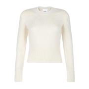 Isabel Marant Chunky Stickad Ecru Jumper Beige, Dam