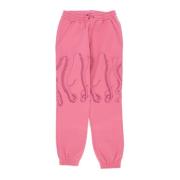 Octopus Rosa Fleece Sweatpants med Tentakel Print Pink, Herr