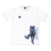 Dolly Noire Wolf Tee Vit Kortärmad T-shirt White, Herr