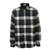 Portuguese Flannel Flanellskjorta Abstrakt Rutigt Mönster Multicolor, ...