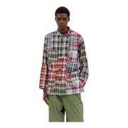 Engineered Garments Rutig Bomullsskjorta Multicolor, Herr