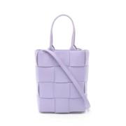 Bottega Veneta Vintage Pre-owned Laeder handvskor Purple, Dam