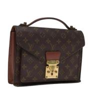 Louis Vuitton Vintage Pre-owned Canvas louis-vuitton-vskor Brown, Dam