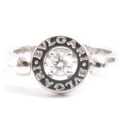 Bvlgari Vintage Pre-owned Metall ringar White, Dam