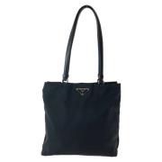 Prada Vintage Pre-owned Canvas totevskor Black, Dam