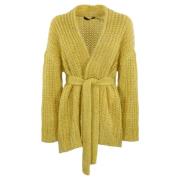 Max Mara Weekend Gul Oversized Mohair Cardigan Sweater Yellow, Dam