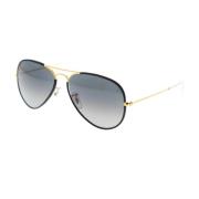 Ray-Ban Klassiska Aviator Solglasögon Full Color Black, Unisex