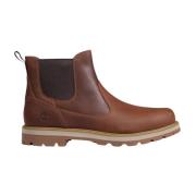 Timberland Brun Läder Gummisula Herrstövlar Brown, Herr